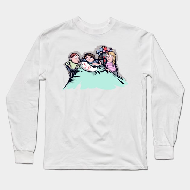 Hospitalized Long Sleeve T-Shirt by viSionDesign